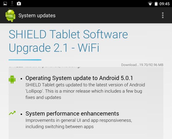 Nvidia fixes WiFi issues, releases Shield Tablet and Tablet K1 Marshmallow update again