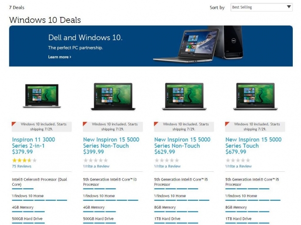 Dell launches Windows 10 device pre-sale