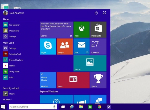 Windows 10 gets Cortana, new Start menu