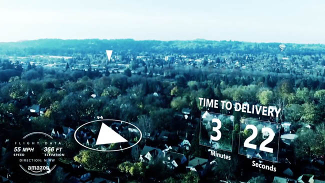 amazon prime air delivery uav interface