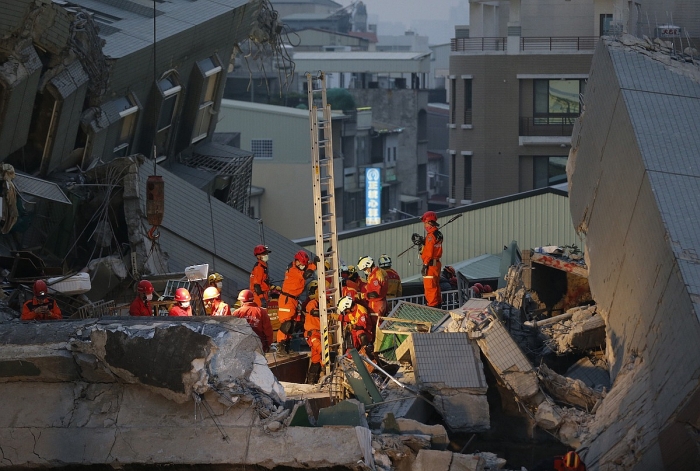 ap taiwan earthquake february 6 2016