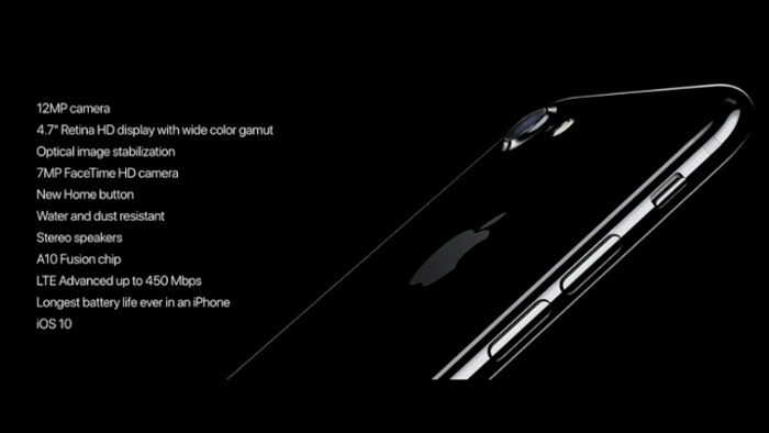 apple iphone 7 specs overview