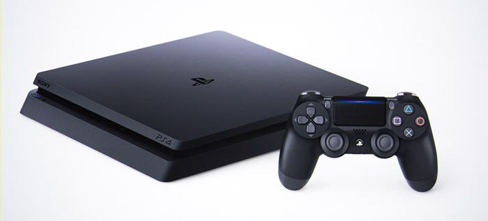 ps4 slim with dualshock 4 controller