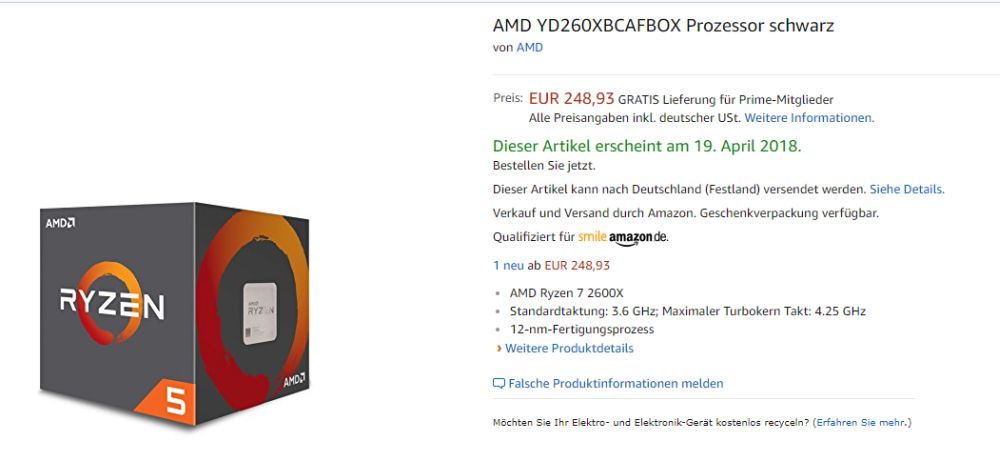 AMD R52600Xpreorderleak 1