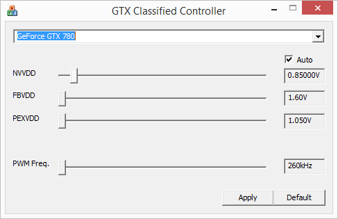 gtx classified controller
