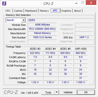 Gigabyte Z97 cpuz memory spd