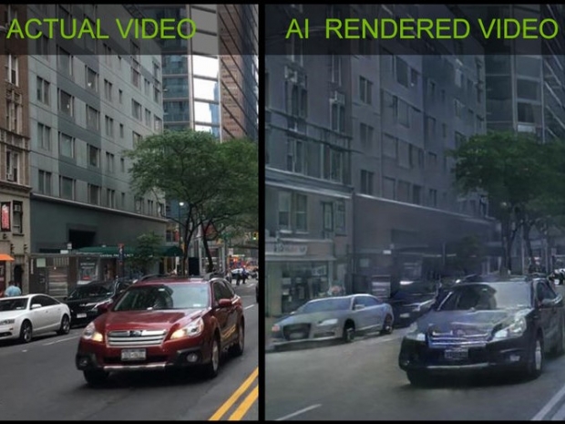 Nvidia Uses AI to render virtual worlds in real time