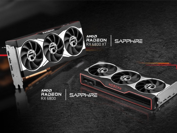 Sapphire shows off its reference RX 6800 series cards