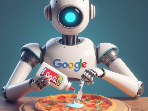 Google&#039;s AI suggests putting glue on pizza