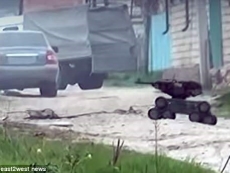 Robot machine guns jihadists
