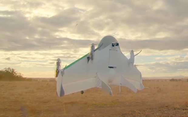 Google presses ahead with drones