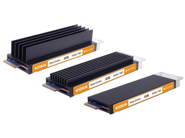 KIOXIA announces availability of XD8 series PCIe 5.0 E1.S SSDs