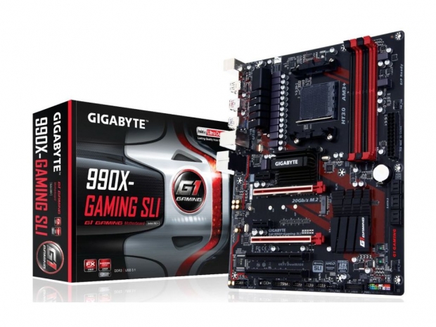 Gigabyte rolls out new GA-990X-Gaming SLI AM3+ motherboard