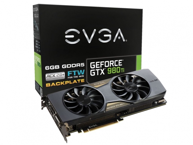 EVGA announces new GTX 980 Ti FTW ACX 2.0+ graphics card