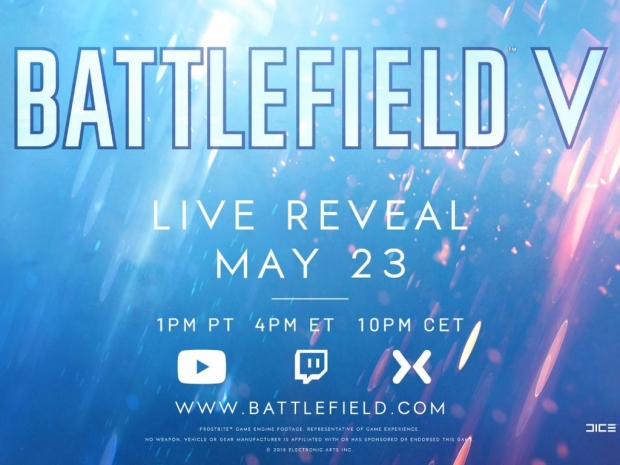 Battlefield 5 unveil scheduled for May 23rd