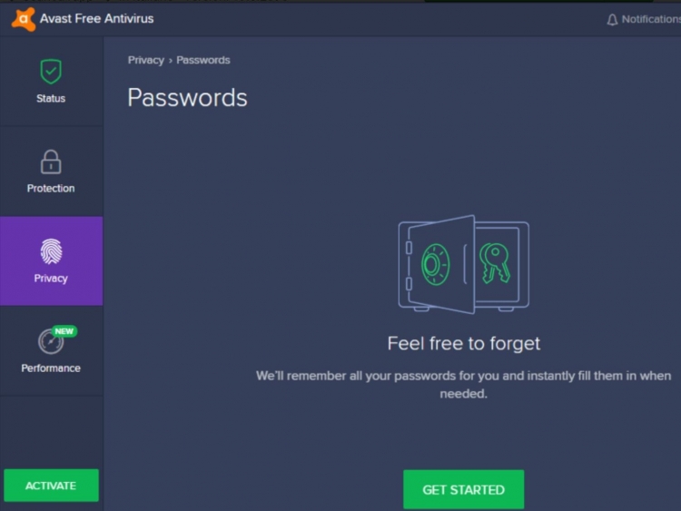 avast browser extension activation