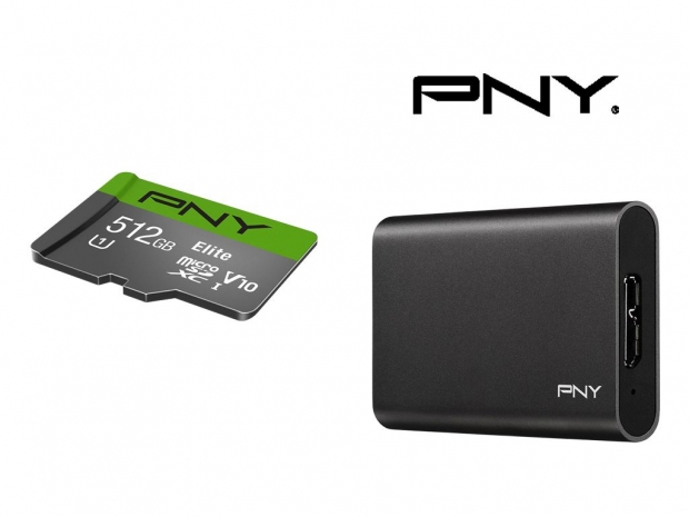 PNY bringing 512GB microSD card and portable SSD to Computex 2018