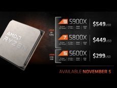 AMD shows some Ryzen 5000 series benchmark results