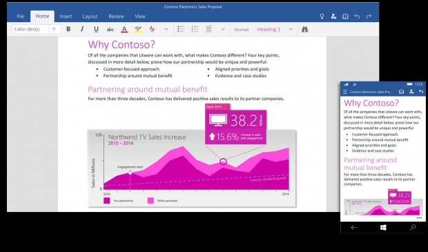 Office preview comes to Windows 10