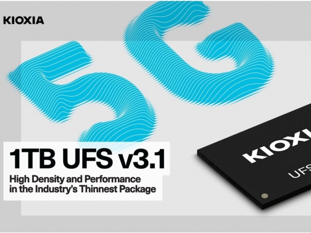 KIOXIA starts sampling 1TB UFS 3.1 embedded flash memory devices