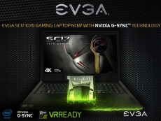 EVGA adds G-Sync to its SC17 notebook