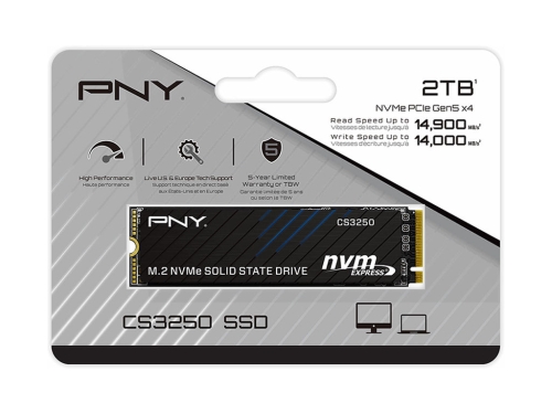 PNY unveils new CS3250 M.2 PCIe Gen5 SSD