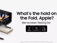 Samsung trolling Apple over foldables