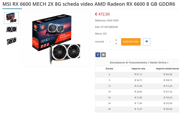 AMD RX 6400 is available