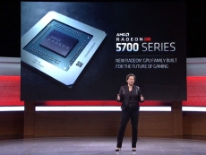 AMD displays its Navi-based RX 5700 graphics card series