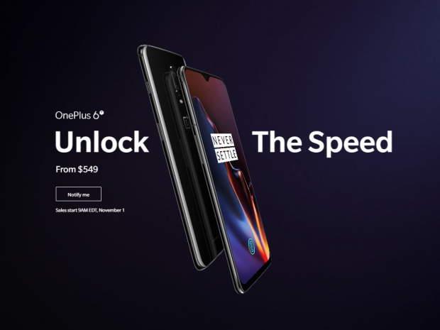 OnePlus 6T now official with a smaller notch