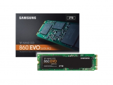 Samsung 860 EVO SSD series shows up on its site